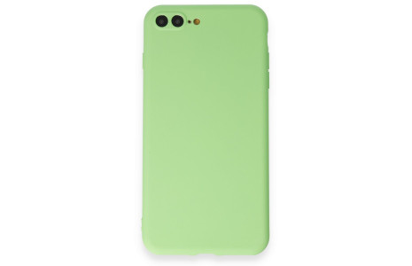 Newface iPhone 8 Plus Kılıf First Silikon - Açık Yeşil