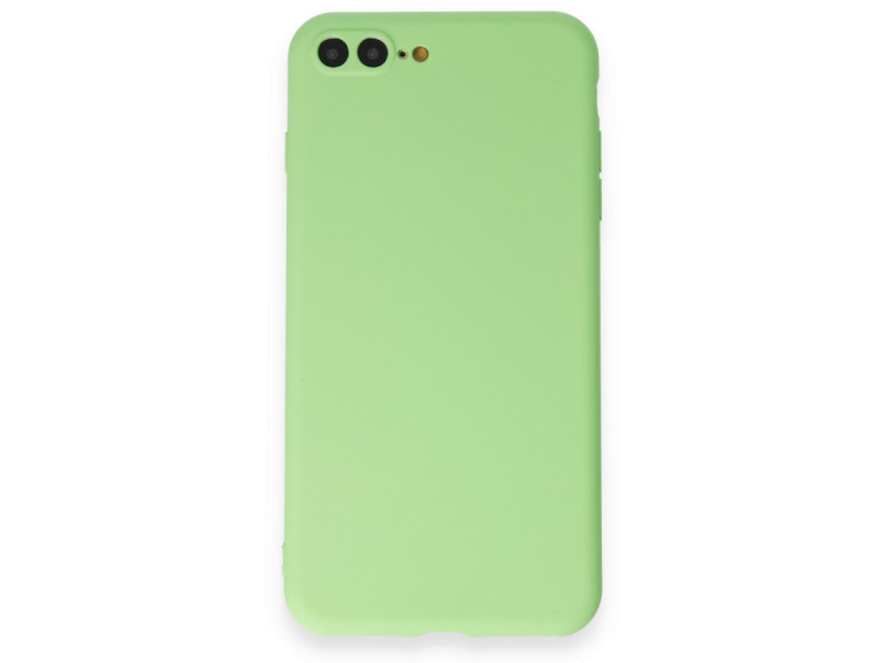Newface iPhone 8 Plus Kılıf First Silikon - Açık Yeşil