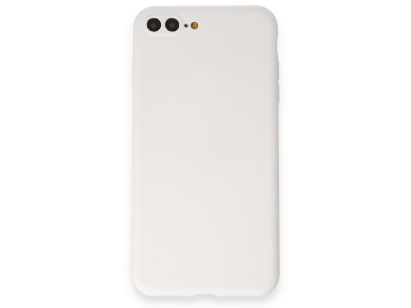 Newface iPhone 8 Plus Kılıf First Silikon - Beyaz