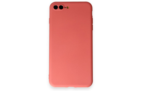 Newface iPhone 8 Plus Kılıf First Silikon - Kiremit