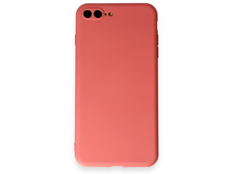 Newface iPhone 8 Plus Kılıf First Silikon - Kiremit