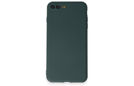 Newface iPhone 8 Plus Kılıf First Silikon - Koyu Yeşil