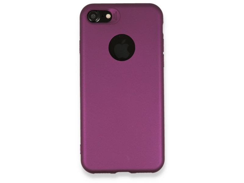Newface iPhone SE 2020 Kılıf First Silikon - Mürdüm