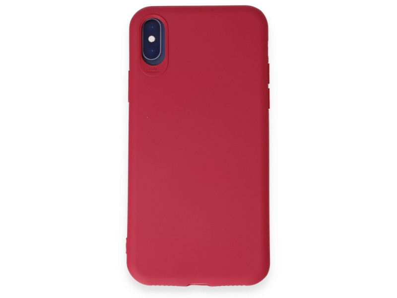 Newface iPhone X Kılıf First Silikon - Fuşya