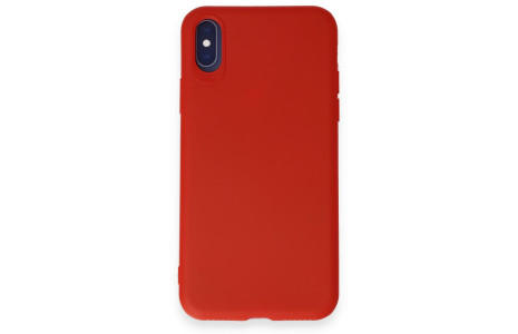 Newface iPhone X Kılıf First Silikon - Kırmızı
