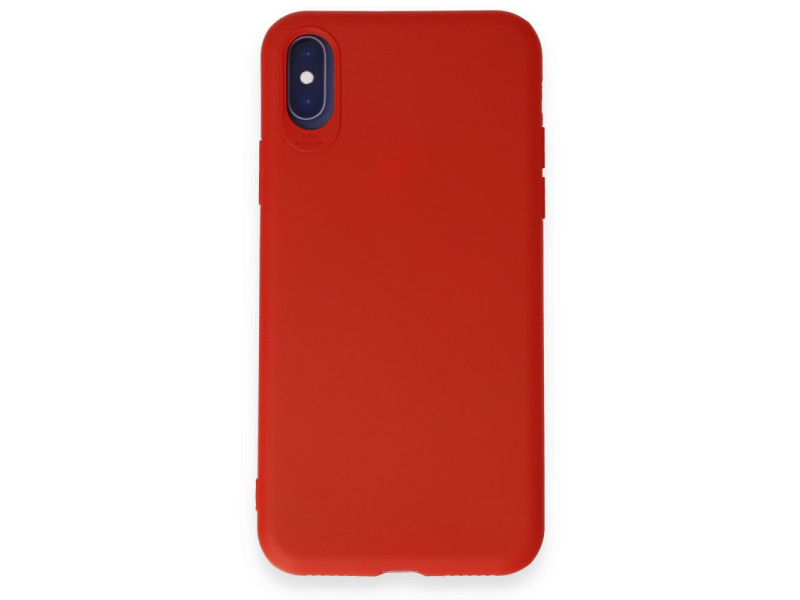 Newface iPhone X Kılıf First Silikon - Kırmızı