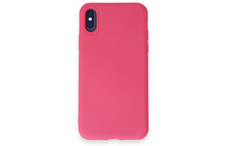 Newface iPhone X Kılıf First Silikon - Pembe