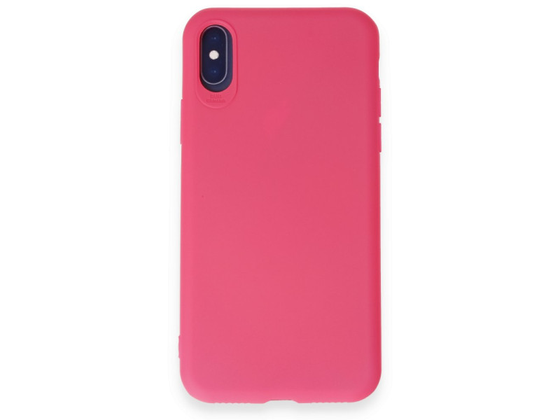 Newface iPhone X Kılıf First Silikon - Pembe