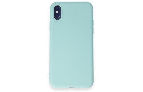 Newface iPhone X Kılıf First Silikon - Turkuaz