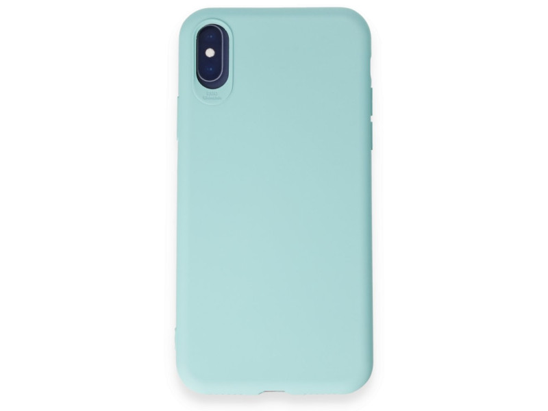Newface iPhone X Kılıf First Silikon - Turkuaz