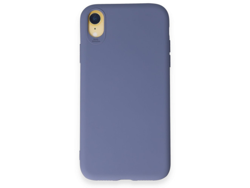 Newface iPhone XR Kılıf First Silikon - Gri
