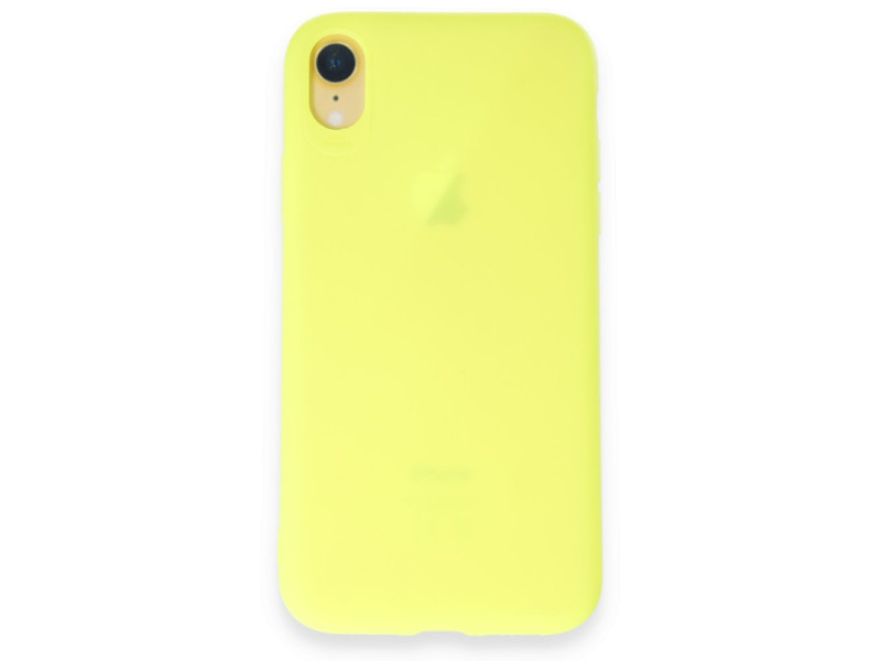 Newface iPhone XR Kılıf First Silikon - Parlak Yeşil