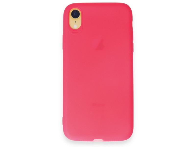 Newface iPhone XR Kılıf First Silikon - Pembe