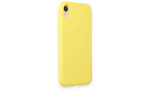 Newface iPhone XR Kılıf First Silikon - Sarı