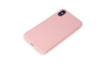Newface iPhone XS Kılıf First Silikon - Pudra