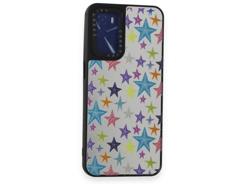 Newface Oppo A16 Kılıf Mirror Desenli Kapak - Mirror - 18