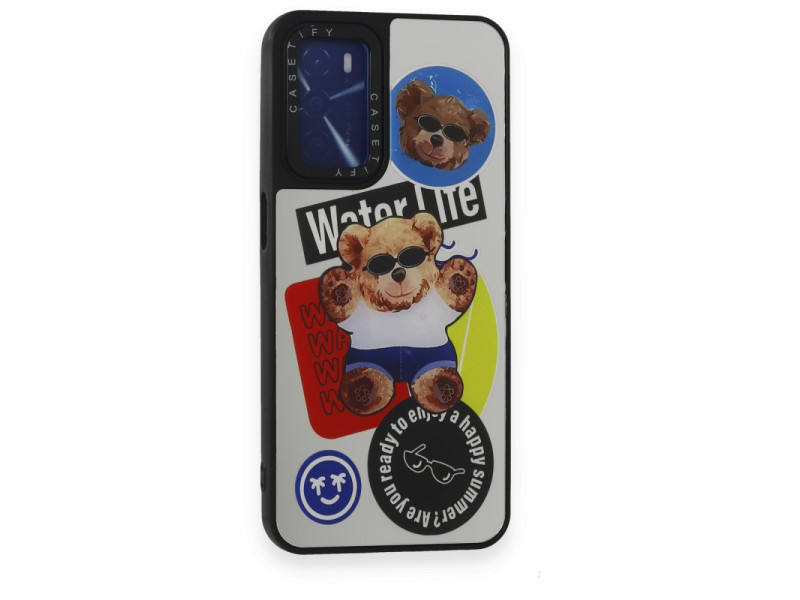 Newface Oppo A55 Kılıf Mirror Desenli Kapak - Mirror - 14