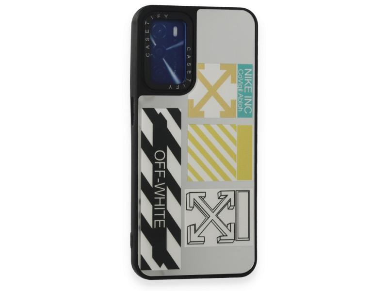 Newface Oppo A55 Kılıf Mirror Desenli Kapak - Mirror - 6