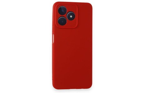Newface Realme C53 Kılıf First Silikon - Kırmızı