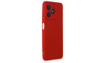 Newface Realme C53 Kılıf First Silikon - Kırmızı
