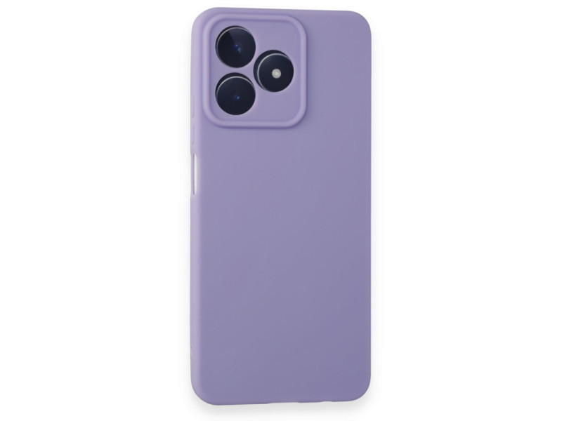 Newface Realme C53 Kılıf First Silikon - Lila