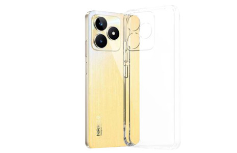 Newface Realme C53 Kılıf Lüx Şeffaf Silikon