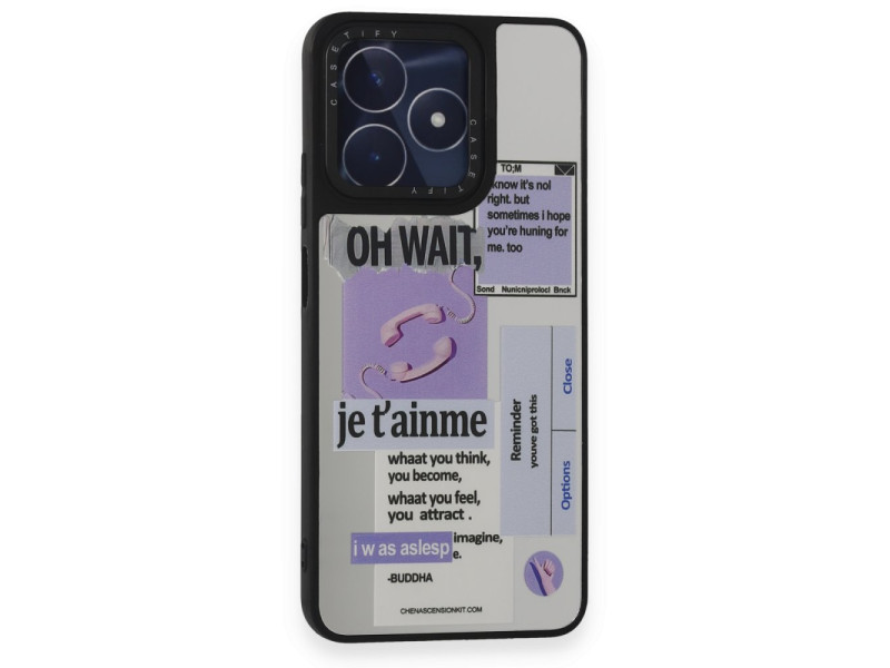 Newface Realme C53 Kılıf Mirror Desenli Kapak - Mirror - 4