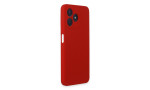 Newface Realme C53 Kılıf Nano içi Kadife Silikon - Kırmızı