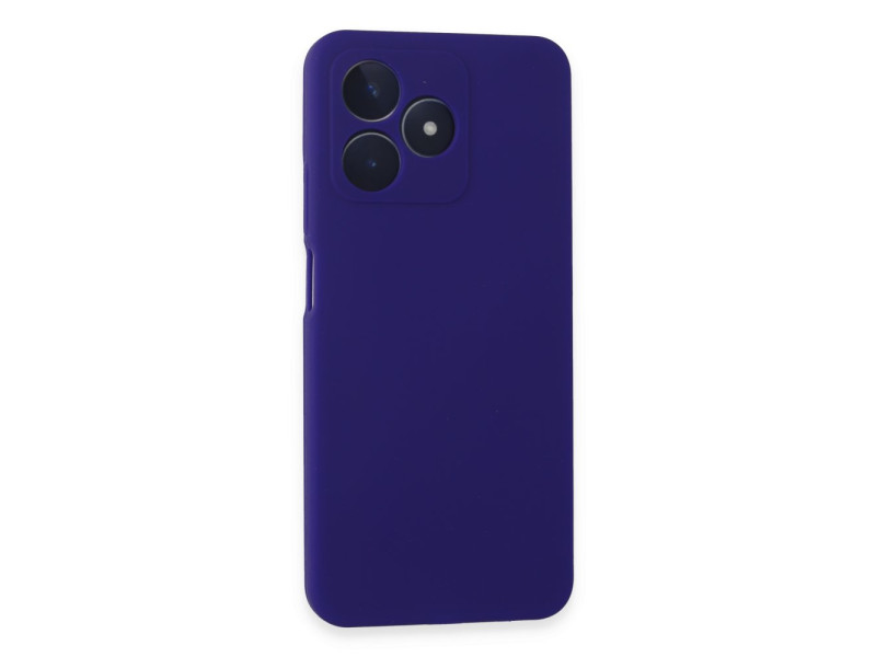 Newface Realme C53 Kılıf Nano içi Kadife Silikon - Mor