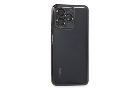 Newface Realme C53 Kılıf Razer Lensli Silikon - Siyah