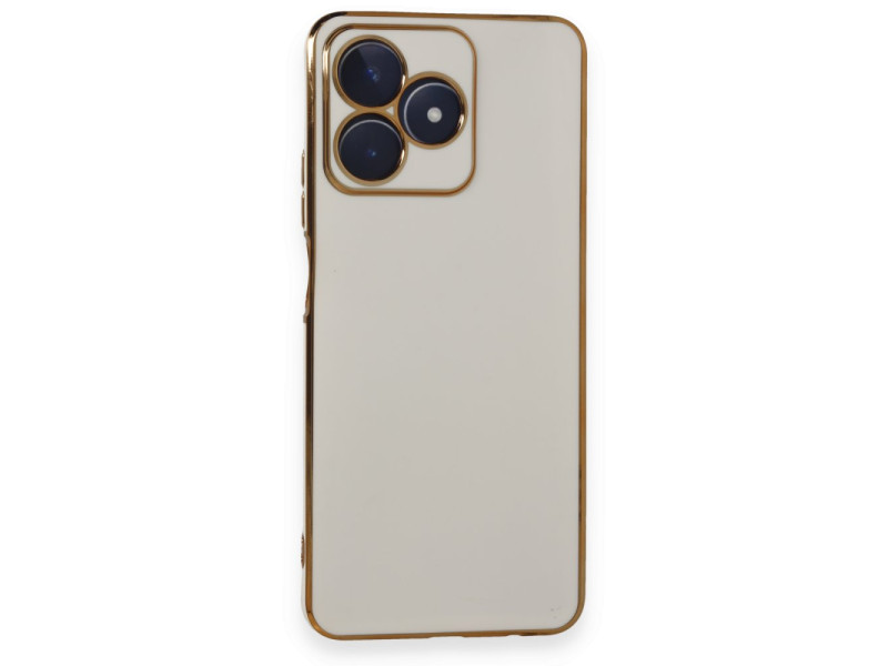 Newface Realme C53 Kılıf Volet Silikon - Beyaz