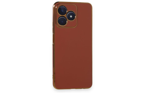 Newface Realme C53 Kılıf Volet Silikon - Kırmızı