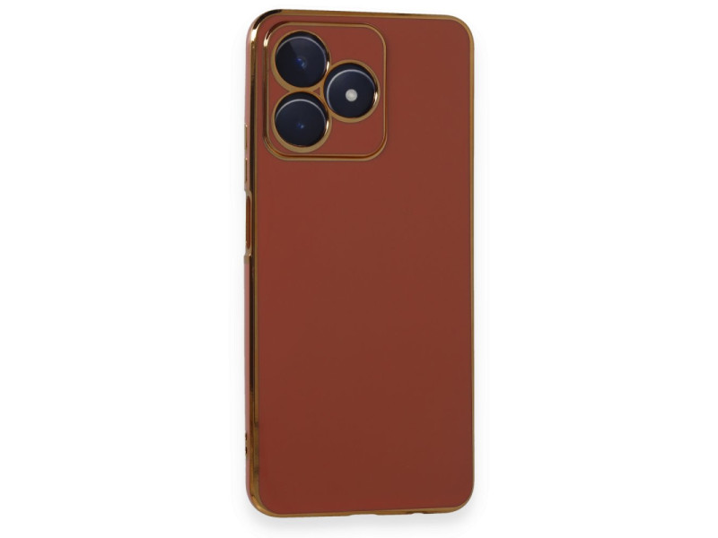 Newface Realme C53 Kılıf Volet Silikon - Kırmızı