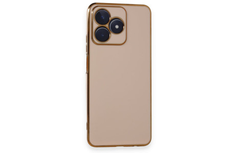 Newface Realme C53 Kılıf Volet Silikon - Pembe