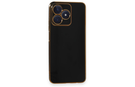 Newface Realme C53 Kılıf Volet Silikon - Siyah