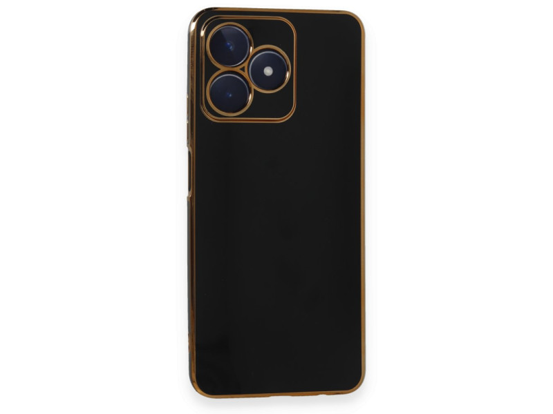 Newface Realme C53 Kılıf Volet Silikon - Siyah