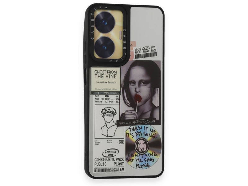 Newface Realme C55 Kılıf Mirror Desenli Kapak - Mirror - 2