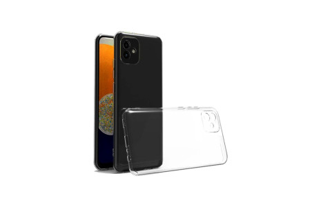 Newface Samsung Galaxy A05 Kılıf Lüx Şeffaf Silikon