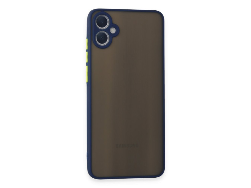 Newface Samsung Galaxy A05 Kılıf Montreal Silikon Kapak - Lacivert