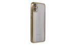 Newface Samsung Galaxy A05 Kılıf Razer Lensli Silikon - Gold