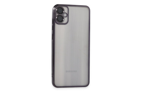 Newface Samsung Galaxy A05 Kılıf Razer Lensli Silikon - Mor