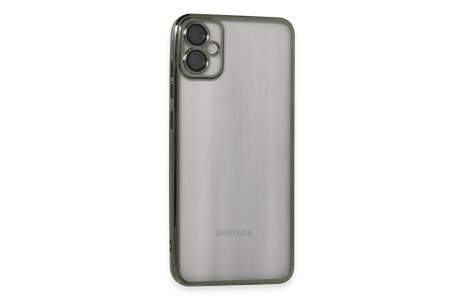 Newface Samsung Galaxy A05 Kılıf Razer Lensli Silikon - Yeşil