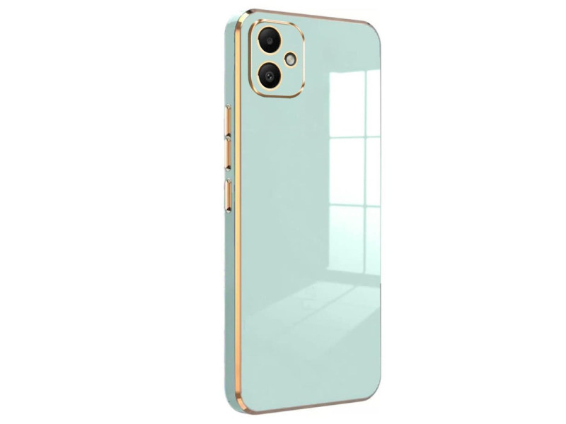Newface Samsung Galaxy A05 Kılıf Volet Silikon - Açık Yeşil