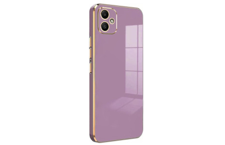 Newface Samsung Galaxy A05 Kılıf Volet Silikon - Mor