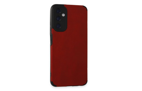 Newface Samsung Galaxy A05S Kılıf Loop Deri Silikon - Kırmızı