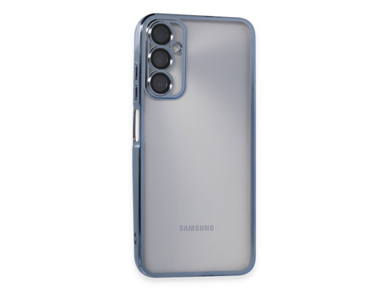 Newface Samsung Galaxy A05S Kılıf Razer Lensli Silikon - Açık Mavi