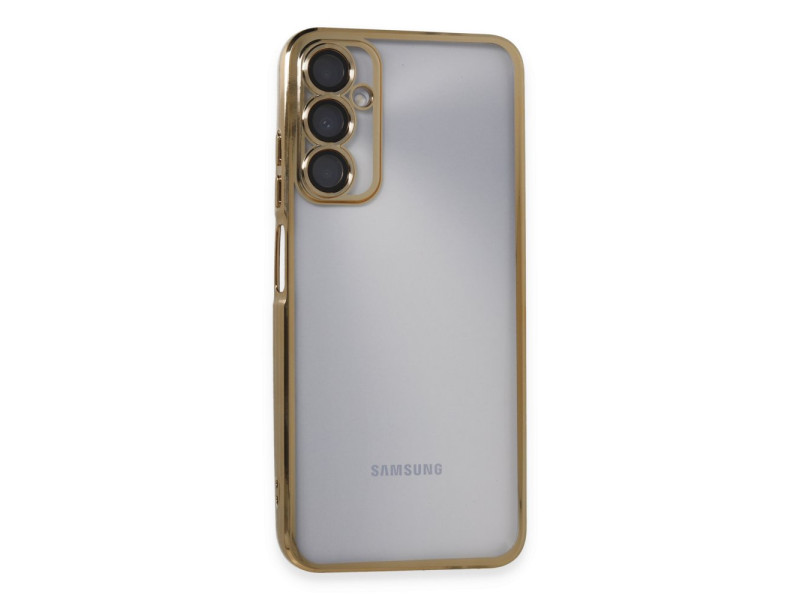 Newface Samsung Galaxy A05S Kılıf Razer Lensli Silikon - Gold