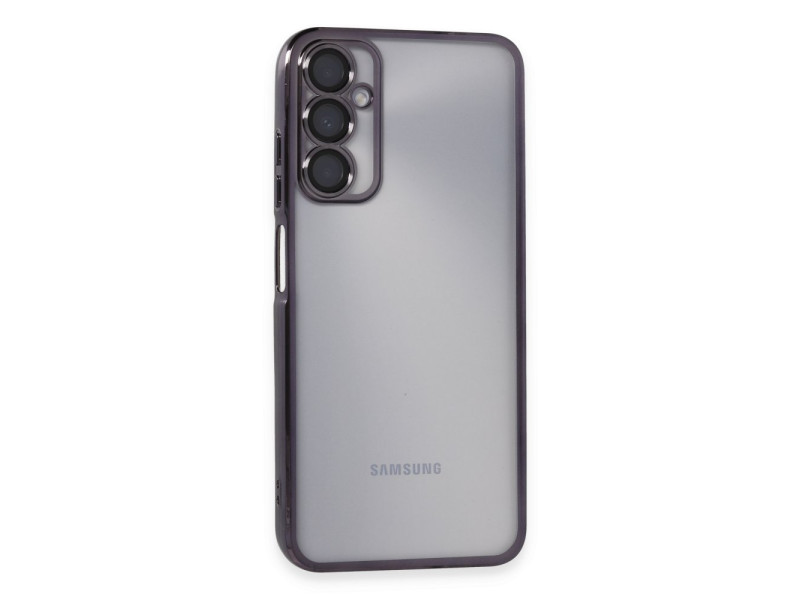 Newface Samsung Galaxy A05S Kılıf Razer Lensli Silikon - Mor