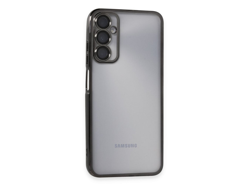 Newface Samsung Galaxy A05S Kılıf Razer Lensli Silikon - Siyah