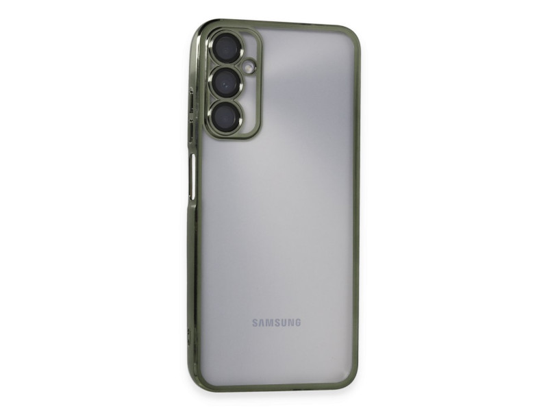 Newface Samsung Galaxy A05S Kılıf Razer Lensli Silikon - Yeşil